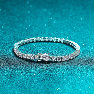 Bracelet Tennis Moissanite — Argent Sterling S925 | L'éclat d'un diamant, au quotidien