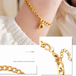 Bracelets de Couple Magnétiques — Duo Attraction Cardiaque